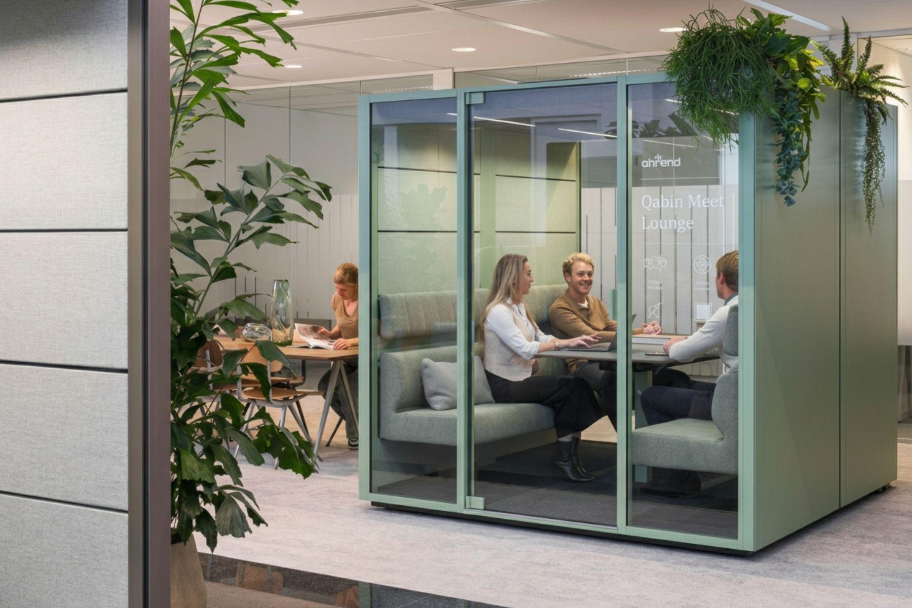 Klantfoto, team Ahrend